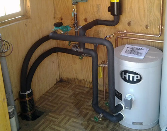 insulating water heater