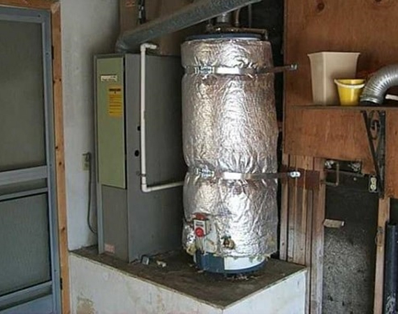 water heater tank insulation